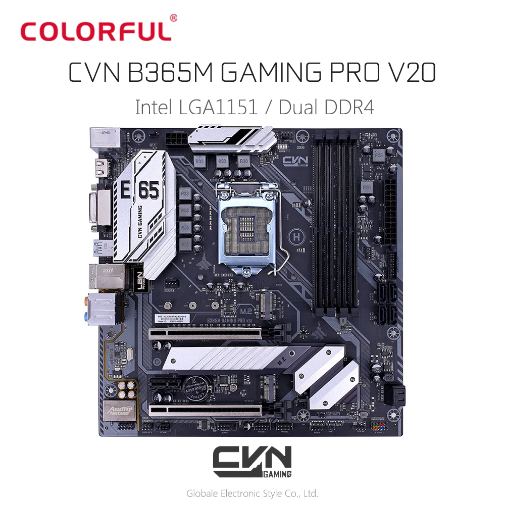 

Original Colorful CVN B365M GAMING PRO V20 mATX Motherboard Intel LGA1151 B365 Dual Channel DDR4 M.2 SATA3.0 USB3.1 HDMI DVI