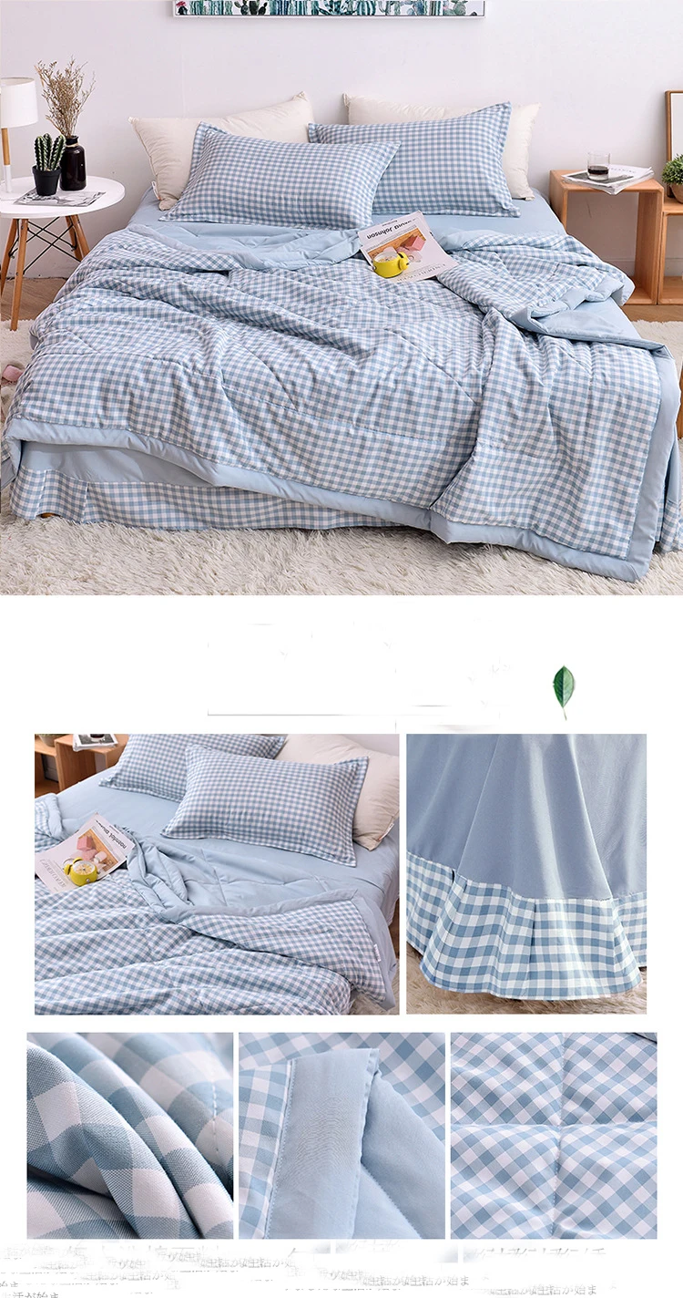 Новые постельные принадлежности, однотонное тонкое летнее одеяло, хлопковые одеяла, мягкое одеяло, покрывало для кровати, одеяло, подходит для взрослых и детей, домашний текстиль