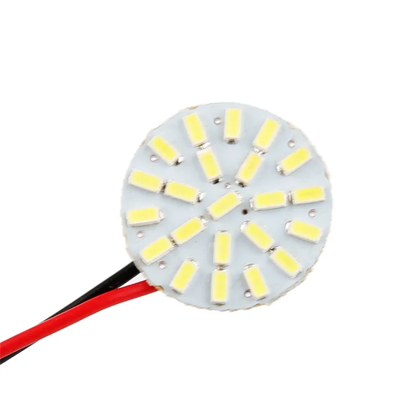 Авто Стайлинг KAKUDER T10 22 SMD круглые светодиодные световая панель для Чтения Купол