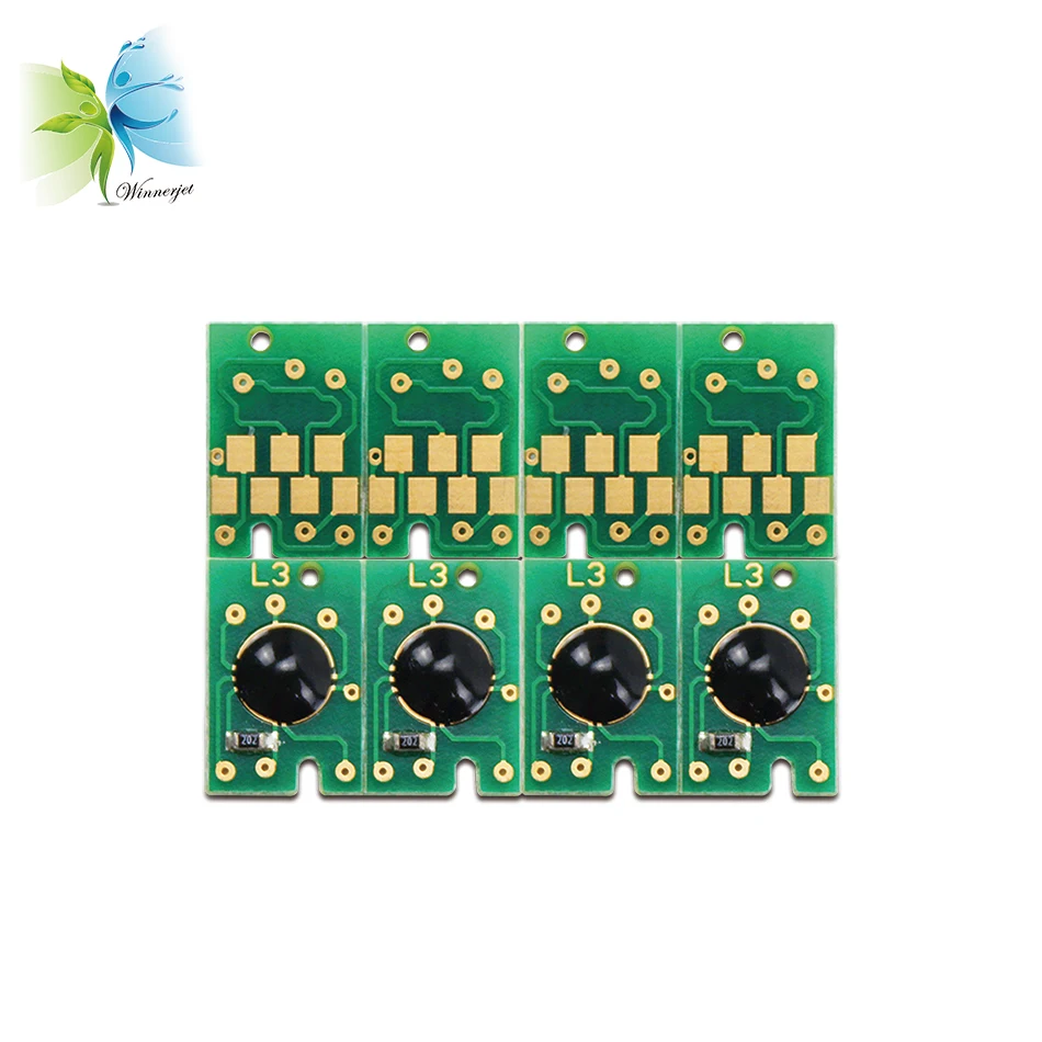 

2sets/lot T606 One Time Use Chip Compatible For Epson 4800 4880 Full Ink Cartridge