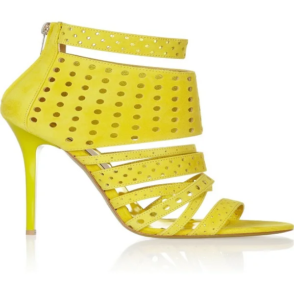 Chaussure A Talon Jaune Chaussure A Talon Jaune