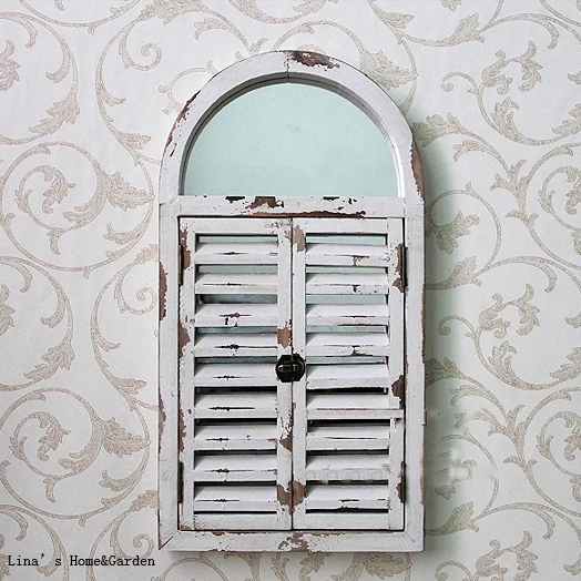 Wall Mounted Shabby Chic White Arched Wood Shutter Window Mirror In Wall Mounted Shabby Chic White Arched Wood Shutter Window Mirror In Decorative Mirrors From Home Garden On Aliexpress Alibaba Group