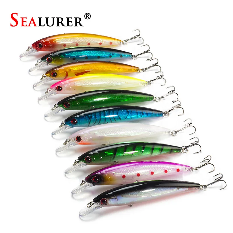 10PCS/LOT 13.5G 11CM Fishing Lure Minnow Lures Hard Bait Pesca Fishing