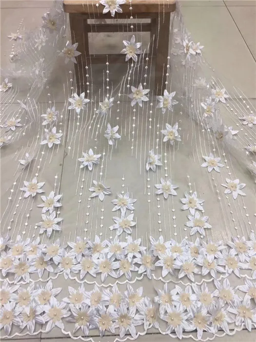 

Elegant evening dress material French tulle net lace fabric for fashion lady HNZ80(5yards/lot)