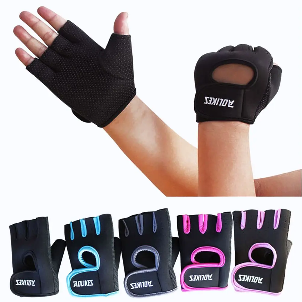 Gants De Sport Fitness Mi-doigts Homme/femme (haltérophilie, Gym) - Lot