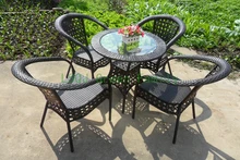 Patio rattan table chair,outdoor garden rattan furniture uk sale