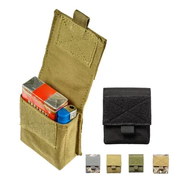 

Outdoor Storage bag Combat Military Tactical Magazine Flashlight Sheath Hunting Camo Bag Cigarette Case Mini Hunting Tool Bag