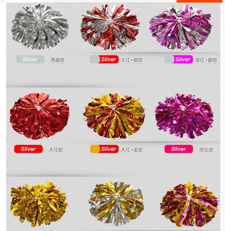 

New 1pcs Professional school Cheerleading supplies of aerobics dancing Cheerleaders hand flowers Pompom,Cheerleading Products