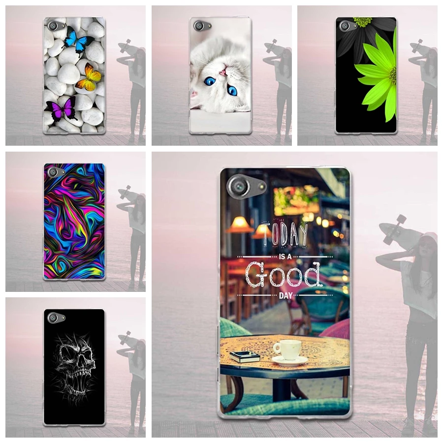 

TPU Case for Sony Xperia Z5 Compact E5823 Soft Silicone Printed Back Cover for Sony Xperia Z5 Mini 4.6 inch Phone Fundas Shells