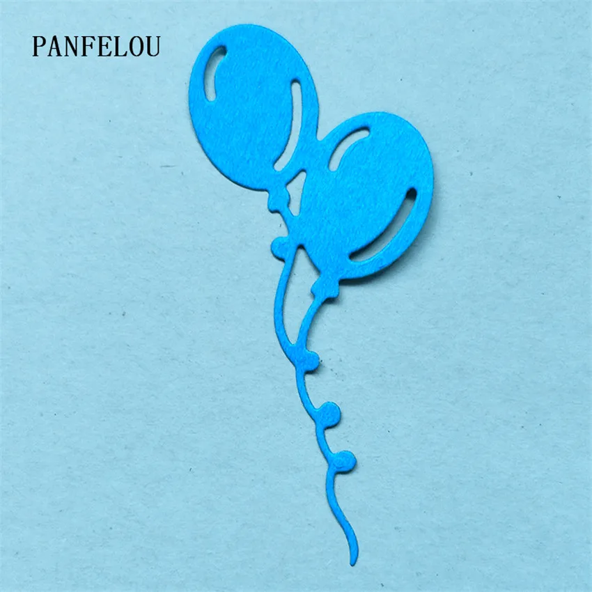 

PANFELOU Metal craft balloon floating die cutting dies for Scrapbooking/DIY Christmas wedding Halloween cards Hand account