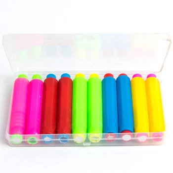 

5 Colors Mixed Chalk Holders For Children Small Blackboard Drawing Teachers Writing Extender 10 Pcs Set School Supplies