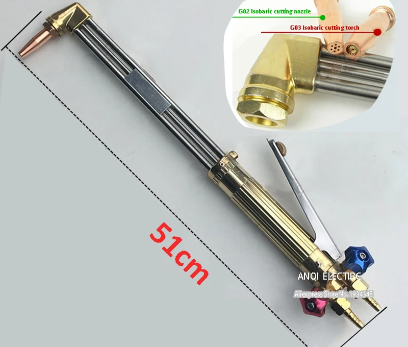 Isobaric cutting torch