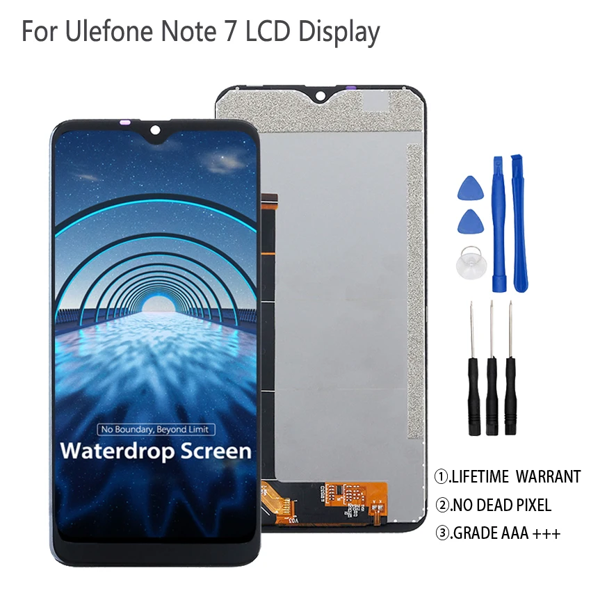 

Original For Ulefone Note 7 LCD Display Touch Screen Digitizer Assembly For Ulefone Note 7 Screen LCD Display Repair Parts