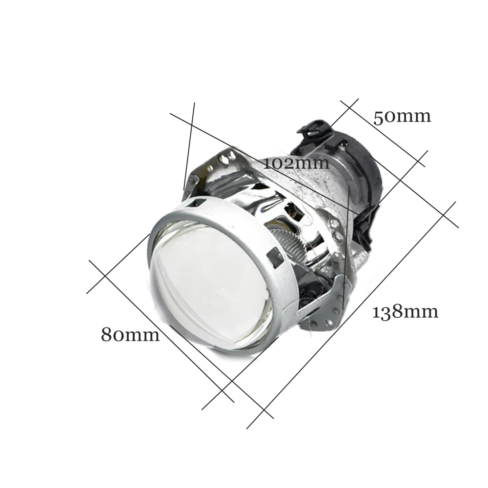 2 шт. 3,0 дюймов hella 5 автомобиля Bi xenon hid объектив проектора металлический держатель с D1S ксенона балласт автомобильная лампа изменить