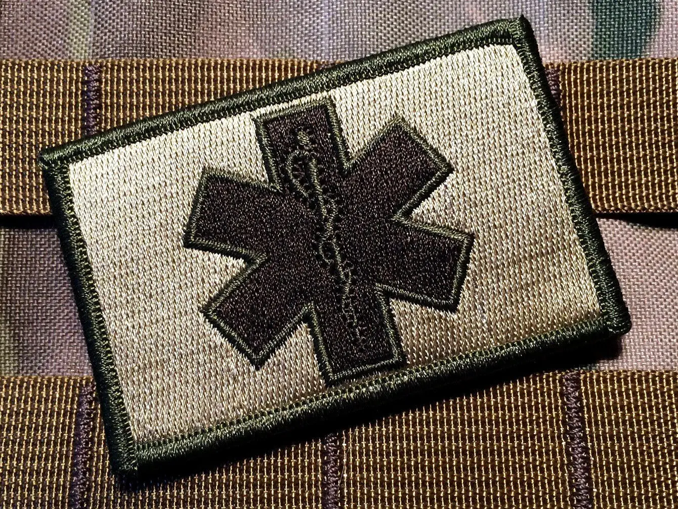 

Tactical Multicam EMT Paramedic 2x3 Inch Hook/loop Military Morale Patch Magic