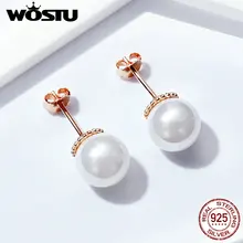 Женские серьги гвоздики из серебра 925 пробы с