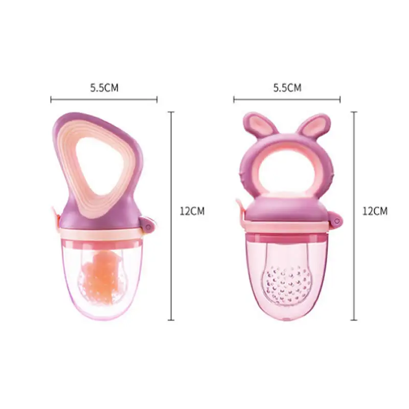 Портативная силиконовая соска для младенцев, бутылочка для кормления свежей пищи, ручка для кормления, зубопрорезыватель
