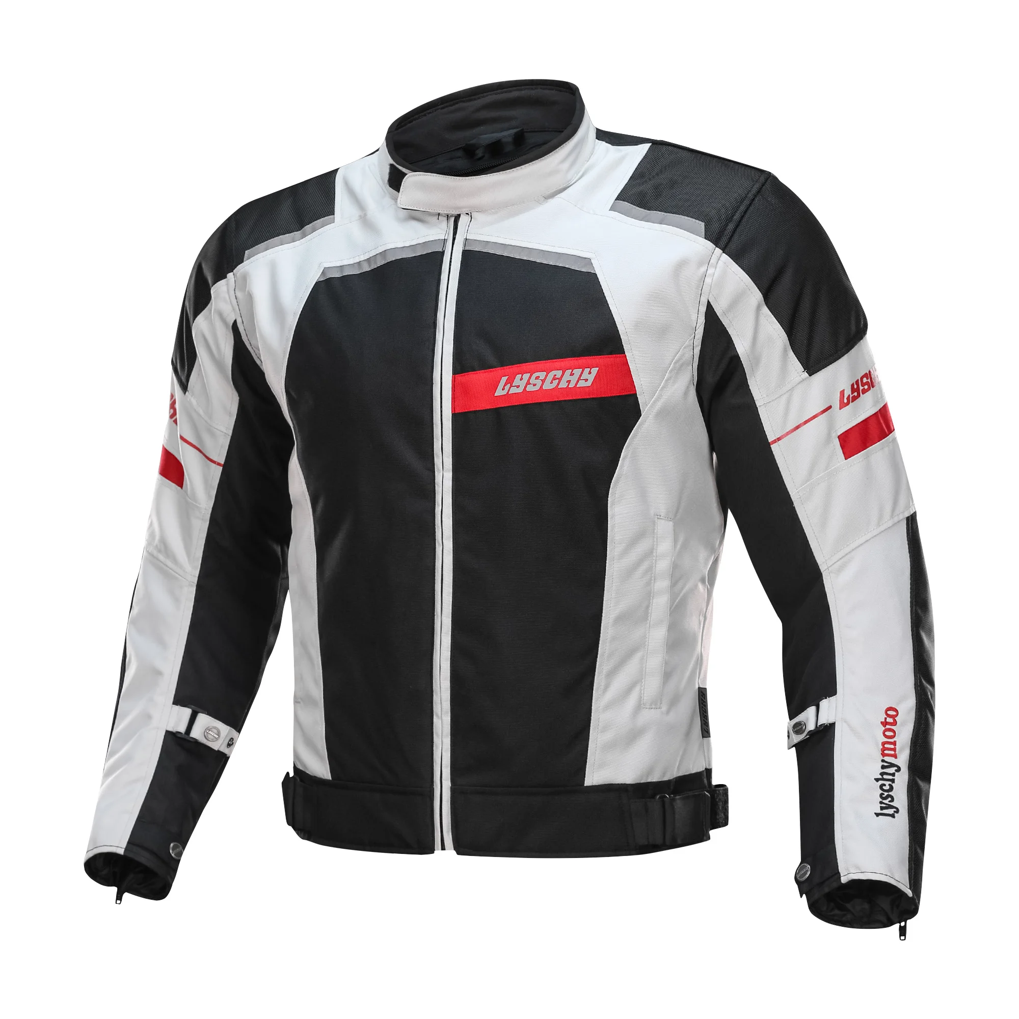 LY-Jacket Gray LYSCHY мотоциклетная куртка для верховой езды брюки Водонепроницаемая мотоциклетная Защитная Экипировка для всего тела зимняя мотоциклетная одежда - Цвет: LY-Jacket Gray