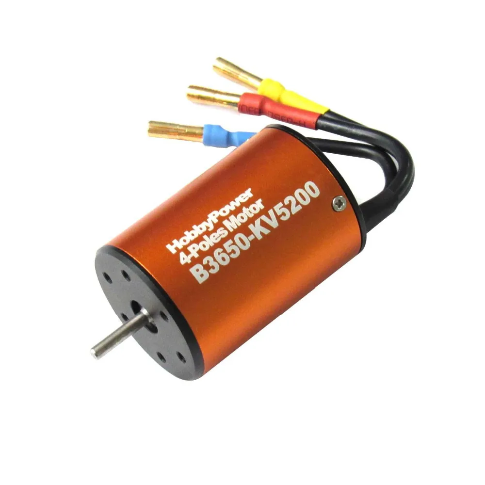 Бесщеточный 4 полюсный двигатель HP B3650 5200KV 4300KV 3900KV для автомобиля багги лодки 1/10