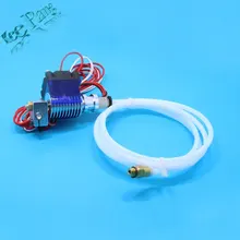 3D printer V6 remote print head extruder with cable tube and cooling fan Bracket , J-HEAD with bowden and cooling fan