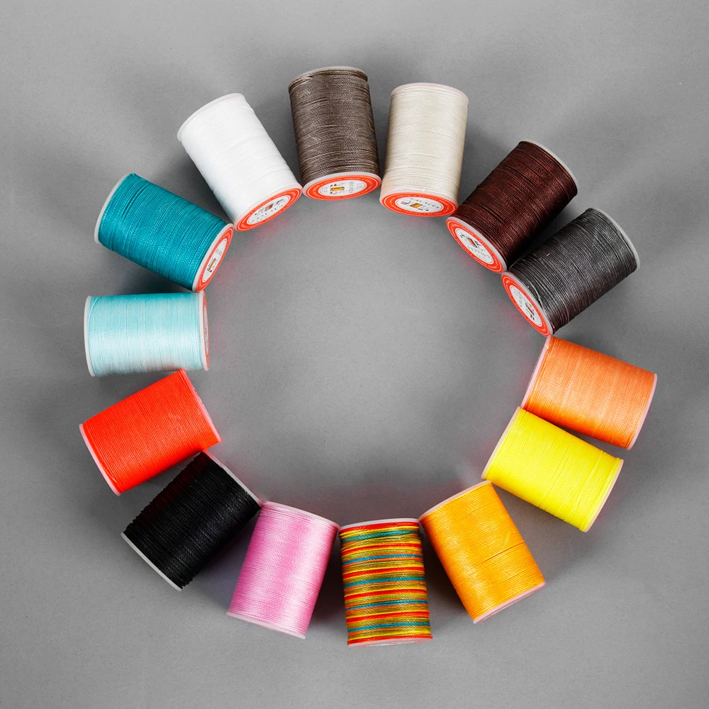 

120Meters 0.55mm Waxed Thread String for Leather Sewing String Thread Cord For DIY Crafts Handicraft Tool Hand Stitching