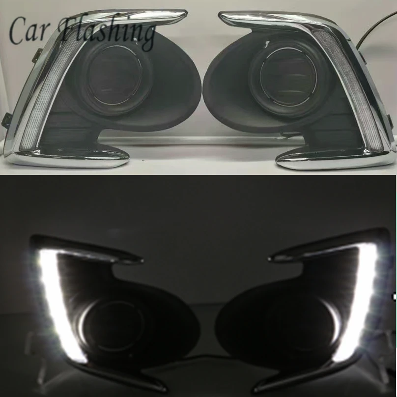 Автомобильный мигающий 1 набор для Mitsubishi Attrage Mirage G4 2012 2013 2014 2015 2016 2017 LED DRL Дневной