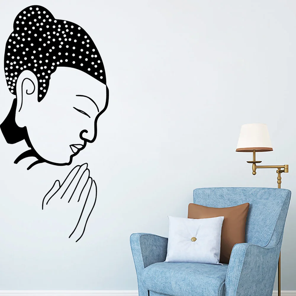 Colorful Buddha Wallstickers Vinyl Art Decoration Chambre For Baby Kids Rooms Decor Vinilo Pared Colorful Buddha Wallstickers Vinyl Art Decoration Chambre For Baby Kids Rooms Decor Vinilo Pared