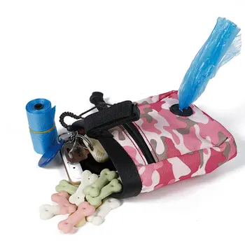 

Green/Pink Pet Dog Puppy Pouch Walking Food Treat Snack Bag Agility Bait Training Pockets Waist Storage Hold Food Container Bag