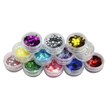 12 шт красивые акриловые порошок пещера Акриловые ногтей порошок из ракушек для 3D УФ гель для маникюра искусство украшения 669