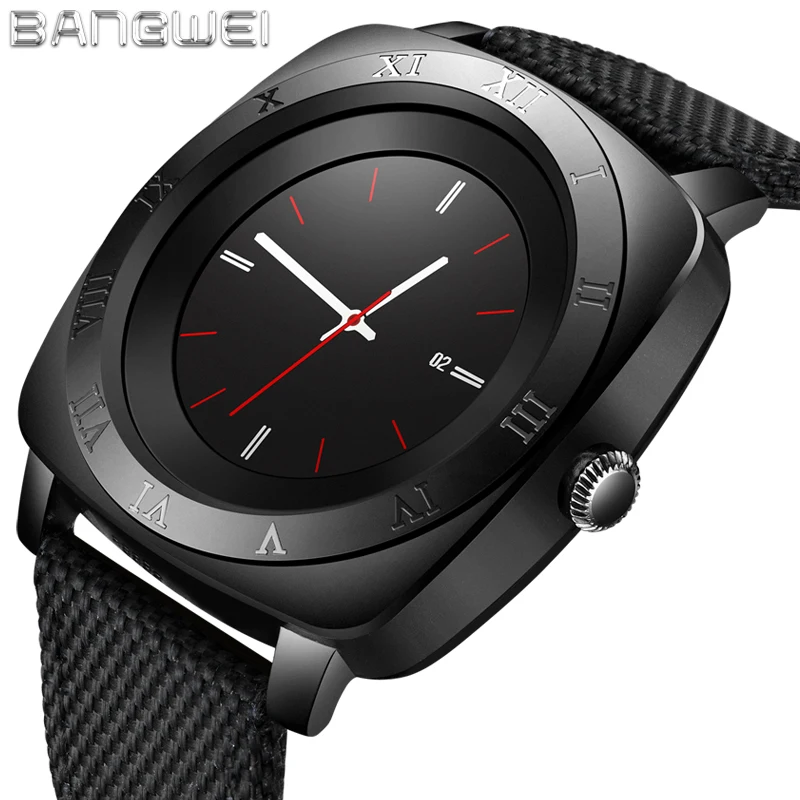 

BANGWEI Men's Waterproof Smart Watch Health Monitor Sleep Monitoring Sedentary Reminder Bluetooth Pedometer Sports Smart Watch