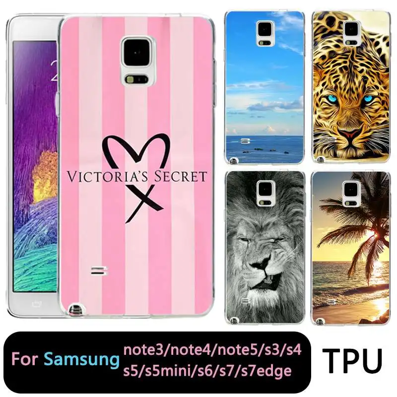 Qmswei мягкий чехол для телефона из ТПУ samsung Note5 S8 s6 s7 edge s4 s5 s3 C5 C9 note3 note4 S9plus сердце лев