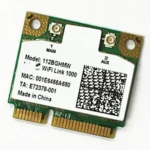 SSEA для Intel Беспроводной-N 1000 112 112bnhmw Половина Mini PCI-E 802.11b/g/n Беспроводной карты