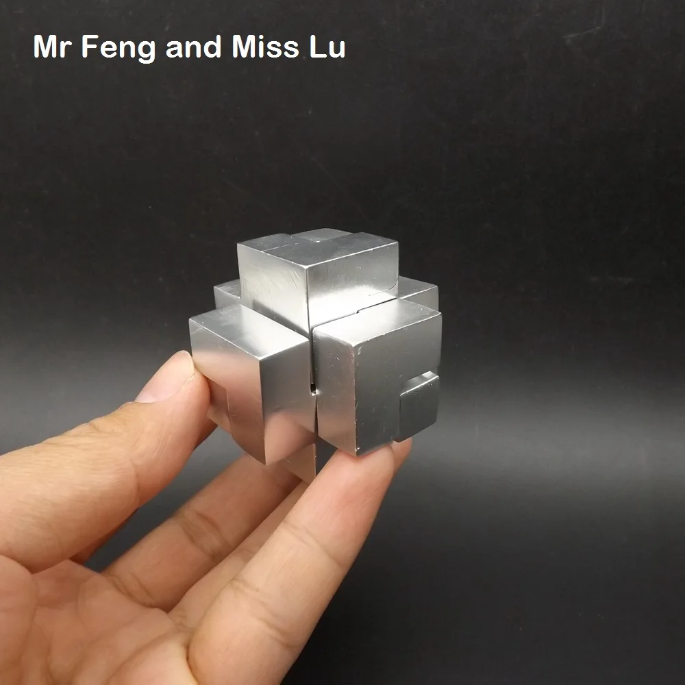 Коллекция алюминиевого сплава Metal Ring Puzzle 3D Брайан Дразнилка ум гаджет