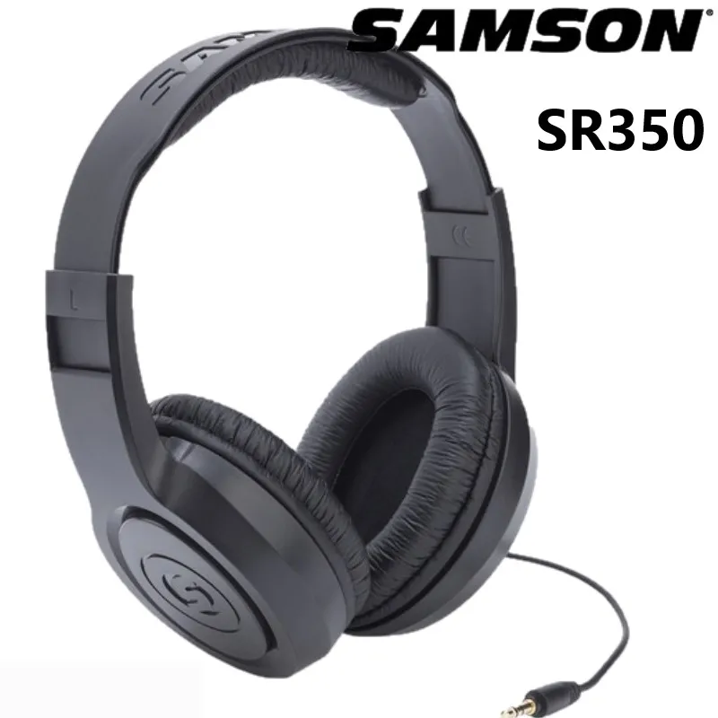 Samson SR350 сверхушные стерео наушники легкие закрытые-назад динамические наушники для воспроизведения музыки/фитнес-приложений