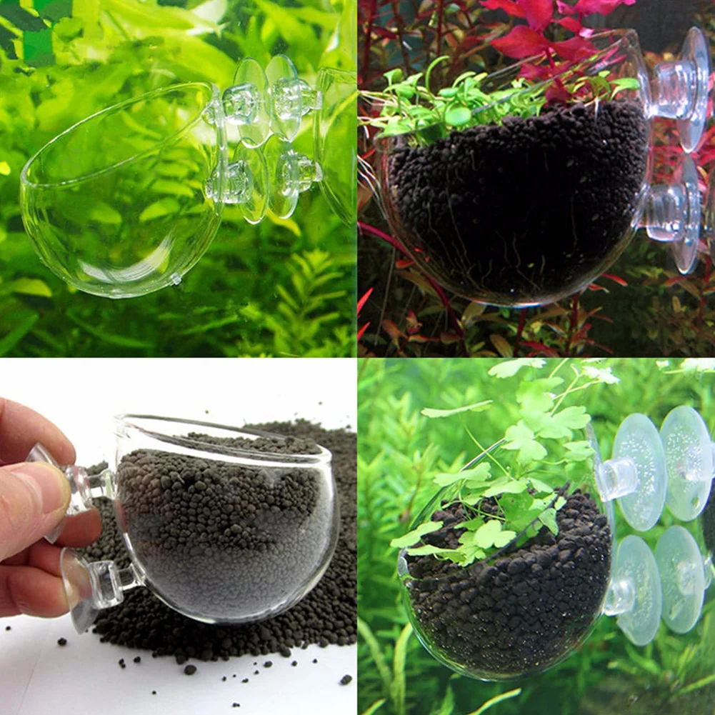 Стеклянная ваза настенный Глобус подвесной аквариум комнатный цветок растение горшок W/2 присоски