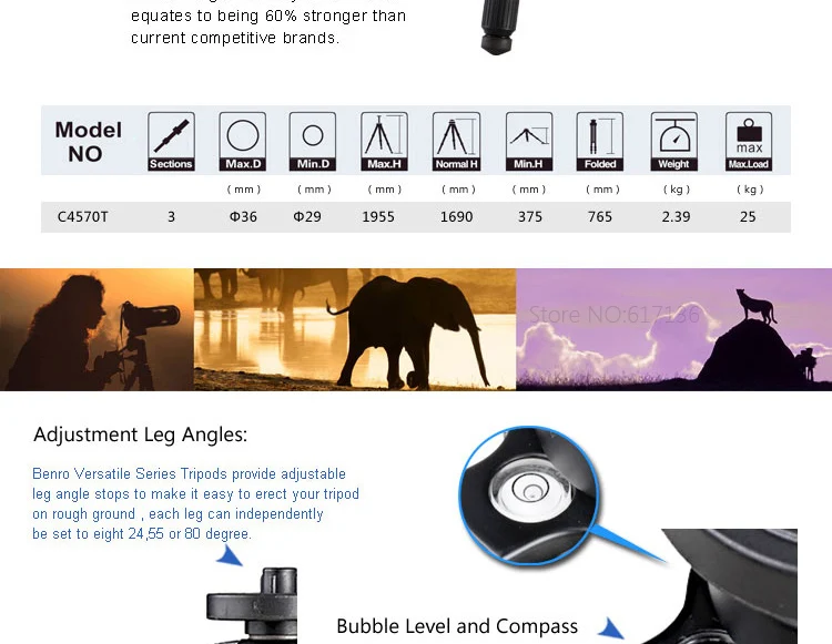 BENRO C4570T Tripod 02-4