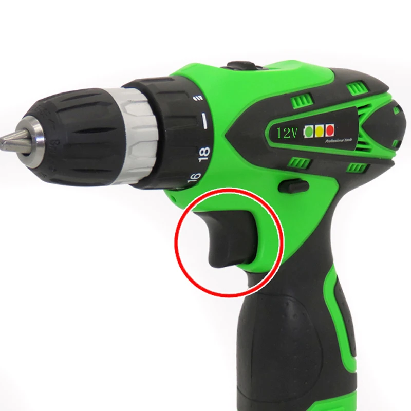 

Mayitr 12V Two-speed Electric Screwdriver Rechargeable Lithium Battery Screwdriver With English Instructions EU Plug Adapter