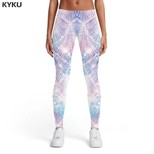 KYKU психоделические леггинсы для женщин фейерверк 3d принт пространство сексуальные красочные печатные брюки готические спортивные женские s Леггинсы Брюки