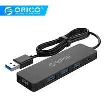 ORICO мульти USB3.0 концентратор 5 Гбит/с 4 порта USB разветвитель OTG адаптер с интерфейсом питания для MacBook ноутбук ПК планшетный компьютер