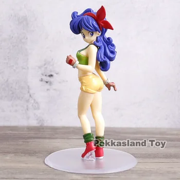 

Dragon Ball Z Styling Blue Hair Lunchi PVC Figure Collectible Model Toy