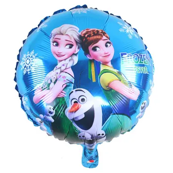 

50pcs/lot Olaf Foil Balloon Birthday Party Elsa Anna Princess snow Wedding Christmas Day Party Supplies Kids Gift Toy wholesale