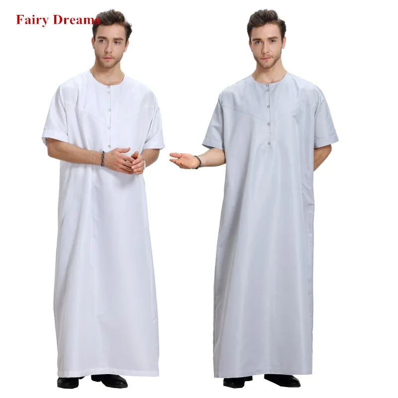 

Arab Jubba Thobe Musulman Arabic Abaya Arabe Saudi Arabia Pakistan Maxi Dress Islamic Clothing Casual Muslim Clothes For Men