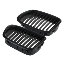 Car Style Matte Black Kidney Car Front Auto Car Racing Grille for BMW E39 5 Series 1998-2003 for Cars
