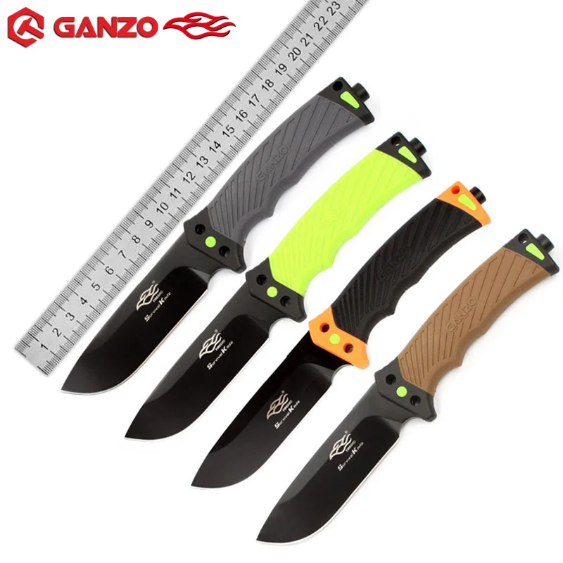 GANZO G803 100% оригинальный нож с фиксированным лезвием острым канатом Резак Открытый