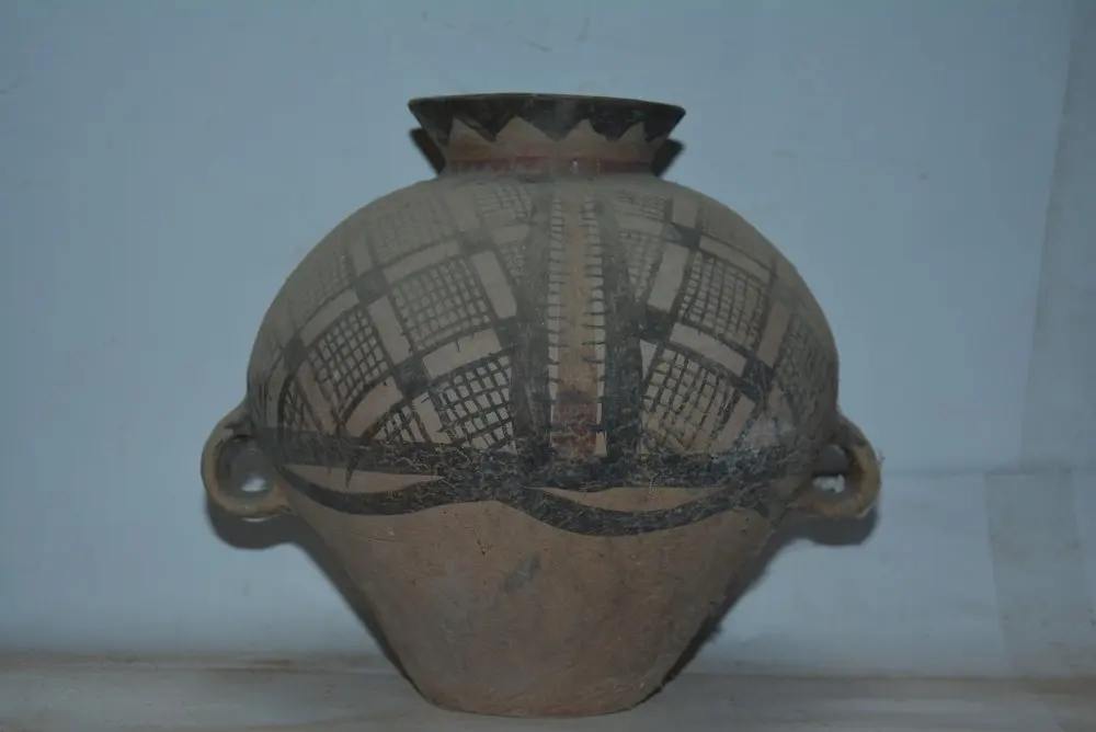 RareQinDynasty221BCto207Paintedpotteryjarhandpaintedcrafts