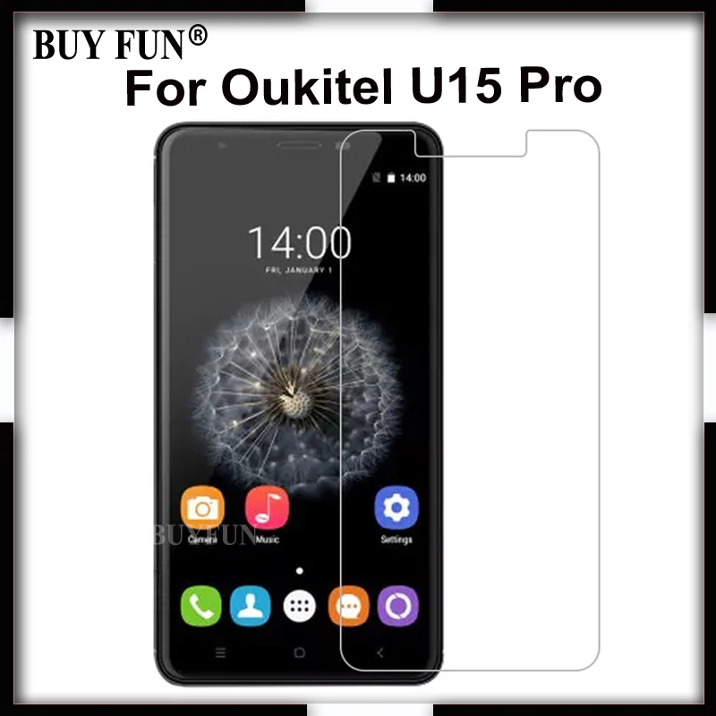 Закаленное стекло для Oukitel U15 Pro защитная пленка 5 дюйма U 15 9H + 2.5D HD|tempered glass|screen
