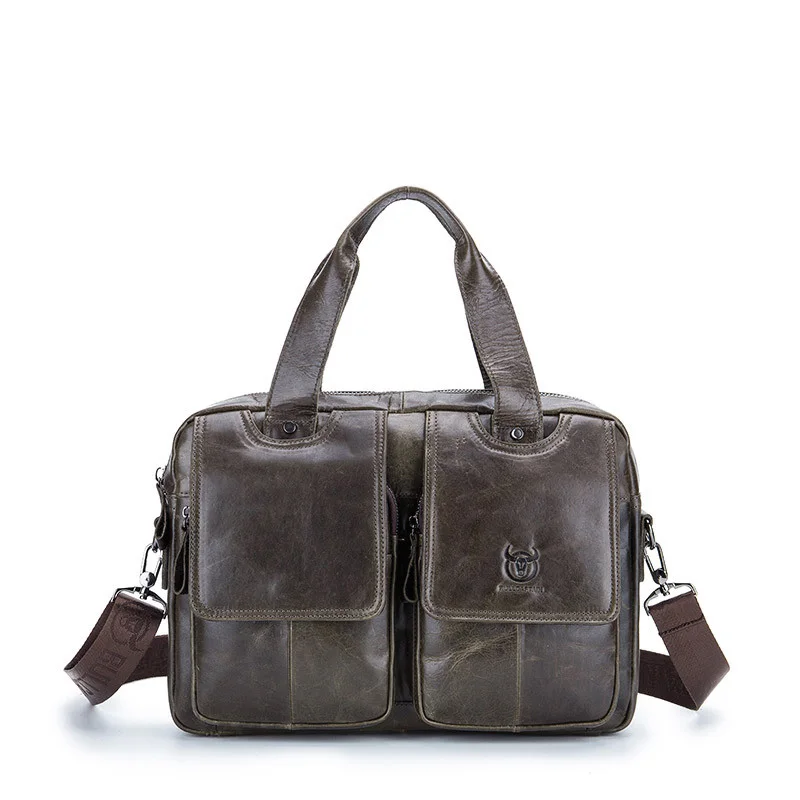 100% بقرة حقيقية الجلود رجل الأعمال حقيبة الكتف حقيبة جلدية حقيقية رسول crossbody حقيبة فاخرة حقيبة كمبيوتر