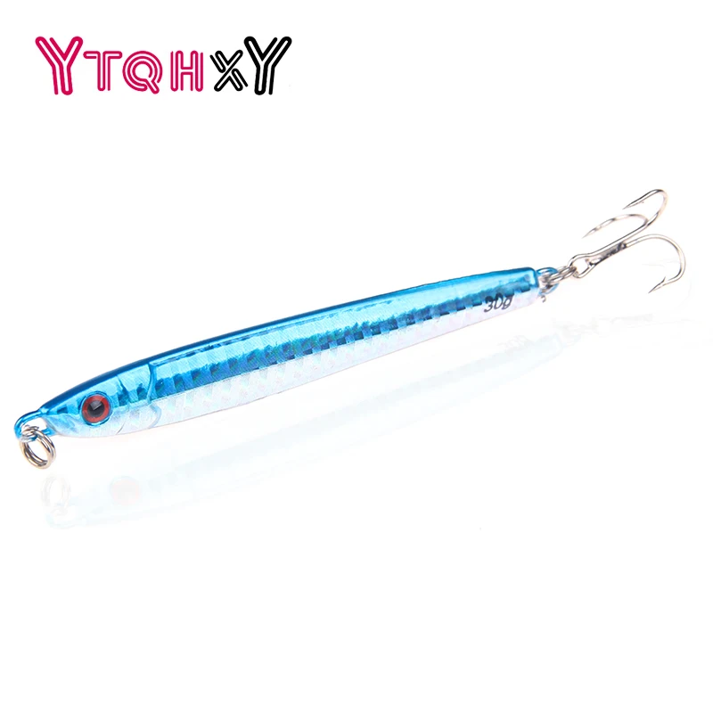  YTQHXY Sinking Pencil Fishing Lure Metalli Hard Baits 30g 90mm Squid Minnow Shad Pike Aftificial Ba