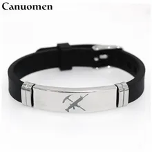 Canuomen Горячая игра битва рояль браслет из нержавеющей стали Регулируемые ID браслеты дети подарок фанаты Сувенирный браслет ювелирные изделия