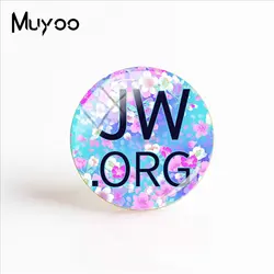 2018 Новый JW Org стеклянные купольные украшения Jw фиолетовый мода ручной работы ювелирные изделия Jw Синий Фото Кабошоны Купол